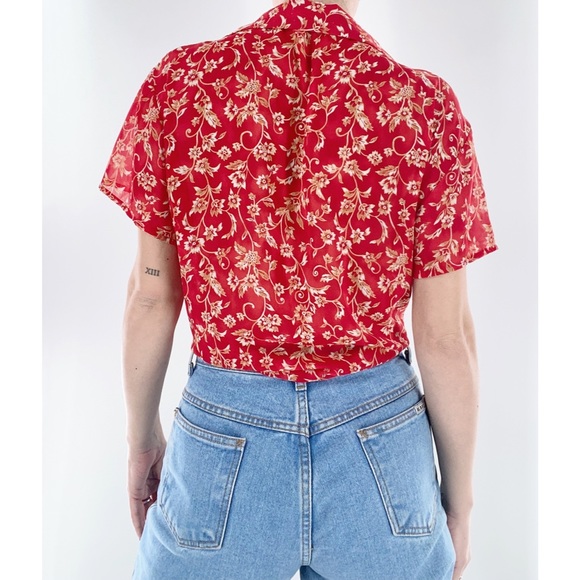 SOLD OUT Vintage 90s Victoria's Secret Blouse - Picture 3 of 5